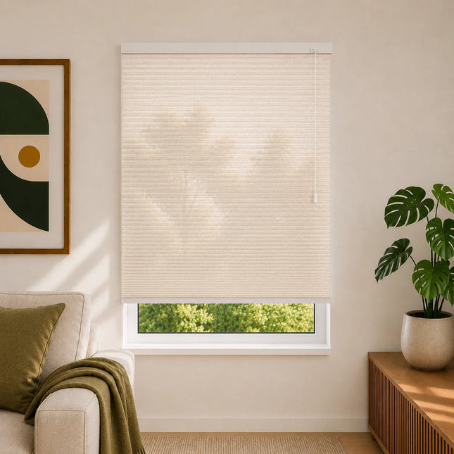 Cellular Pleated Blinds made to measure - Beige