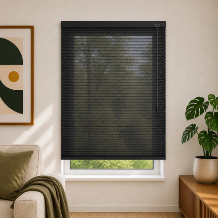 Cellular Pleated Blinds made to measure - Black