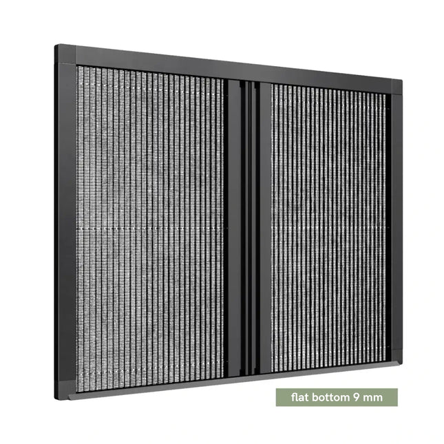 Sliding Pleated Fly Screen Double-Door - Made to measure