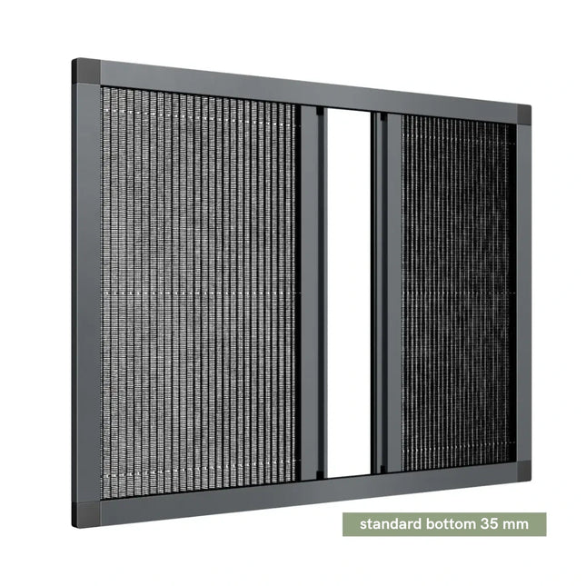 Sliding Pleated Fly Screen Double-Door - Made to measure