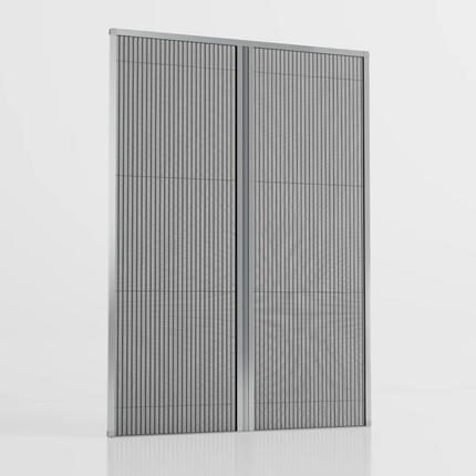 Sliding Pleated Fly Screen Double-Door - Made to measure