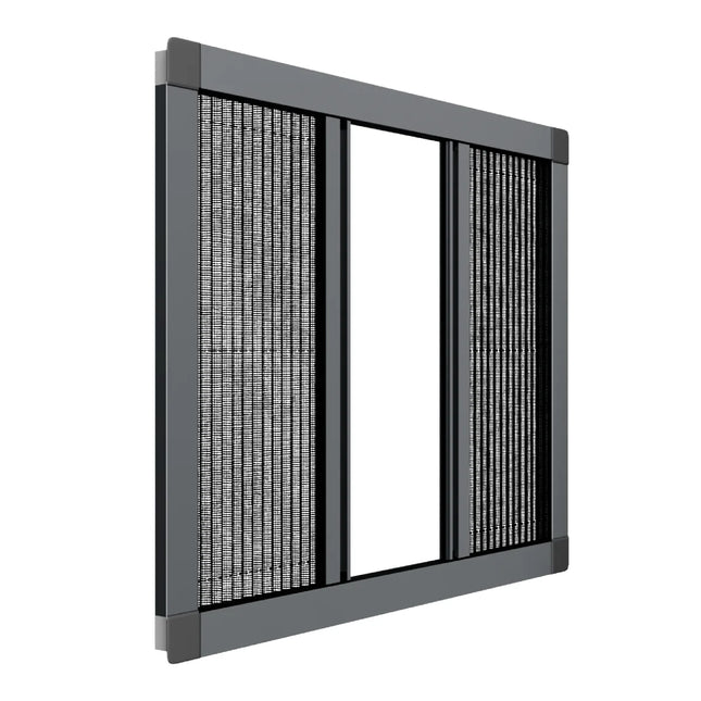 Sliding Pleated Fly Screen for Windows - No Drilling