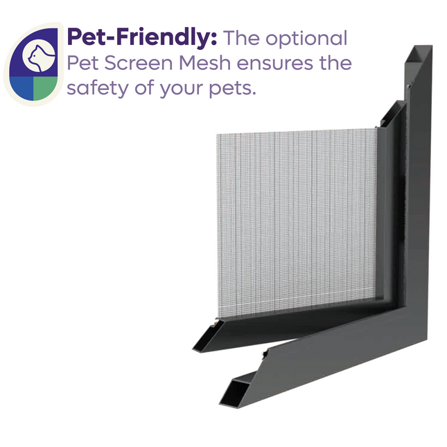 Pet-Screen Fly Screen Door - Inside opening