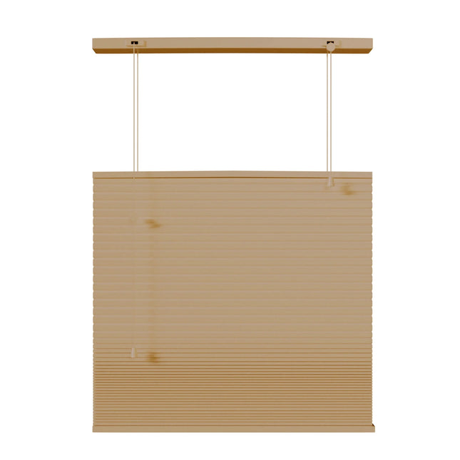 Pleated Honeycomb Blinds - Made to measure - Semi-transparent - Brown