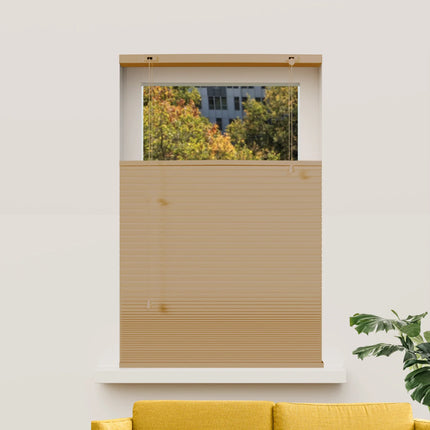 Pleated Honeycomb Blinds - Made to measure - Blackout - Brown