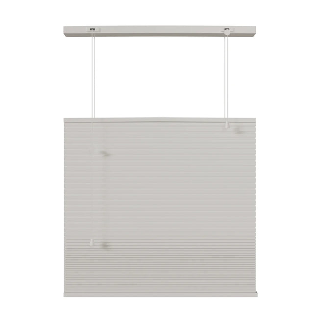 Pleated Honeycomb Blinds - Made to measure - Semi-transparent - Light grey