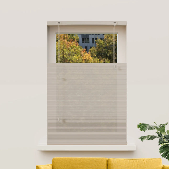 Pleated Honeycomb Blinds - Made to measure - Semi-transparent - Beige