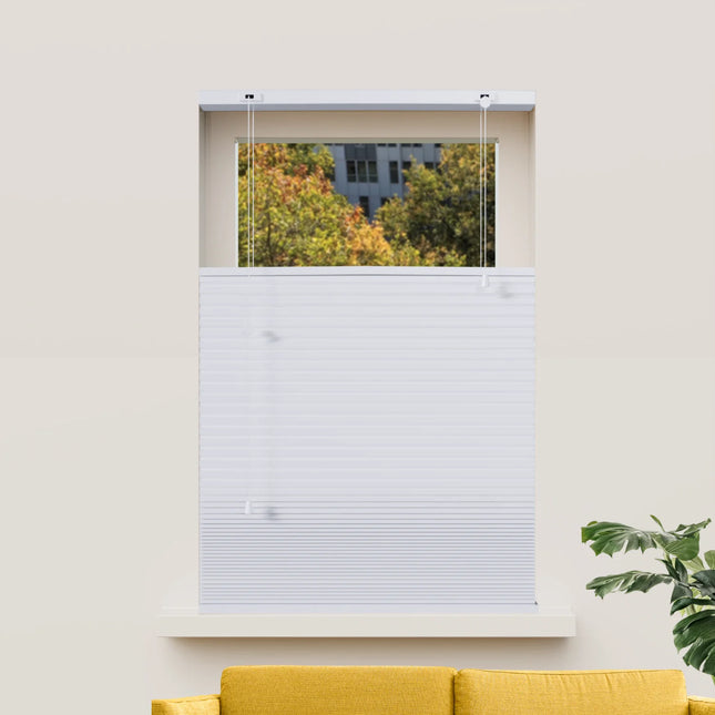 Pleated Honeycomb Blinds - Made to measure - Blackout - White