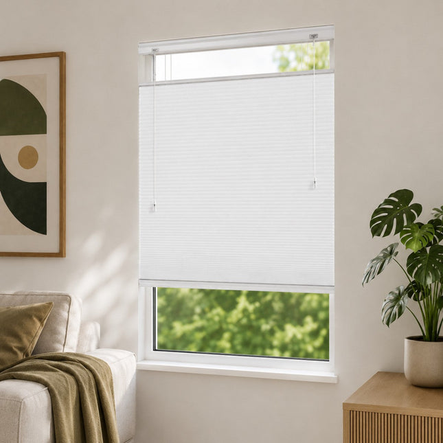 Cellular Pleated Blinds made to measure - White