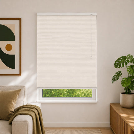 Cellular Pleated Blinds made to measure - Cream