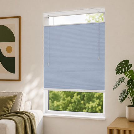 Cellular Pleated Blinds made to measure - Turquoise Blue