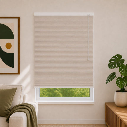 Cellular Pleated Blinds made to measure - Beige