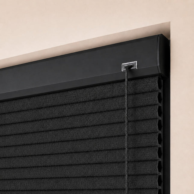 Cellular Pleated Blinds made to measure - Black
