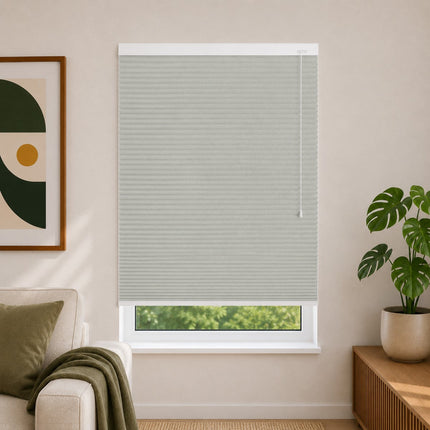 Cellular Pleated Blinds made to measure - Olive green