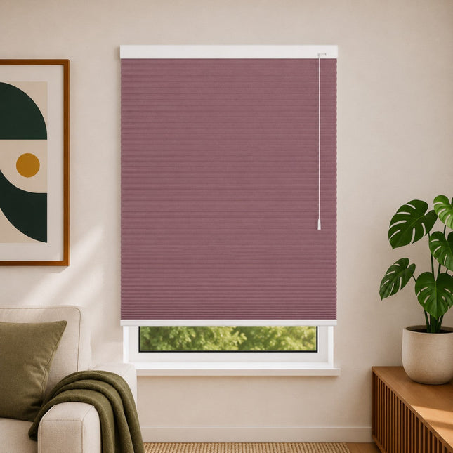 Cellular Pleated Blinds made to measure - Pink