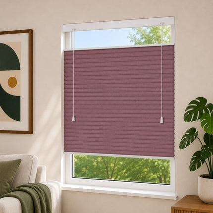 Cellular Pleated Blinds made to measure - Pink