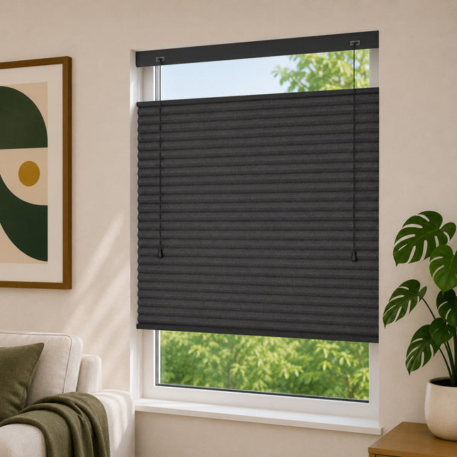 Cellular Pleated Blinds made to measure - Anthracite