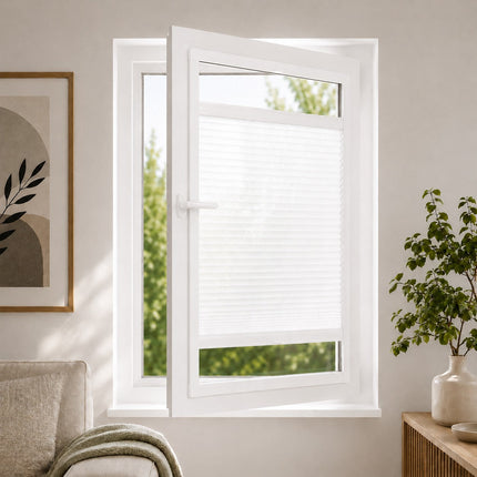 Color samples Pleated blinds No drill