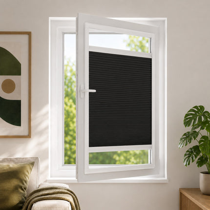 Color samples Pleated blinds No drill