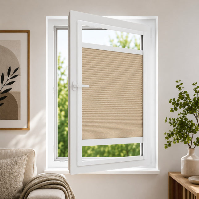Color samples Pleated blinds No drill