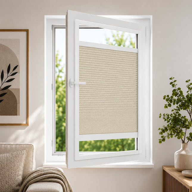 Color samples Pleated blinds No drill